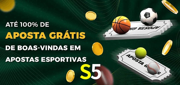S5 Ate 100% de Aposta Gratis